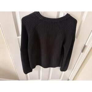 Jenni Kanye Knit Sweater Cozy Warm Soft Texture Casual Chic XS 100% cotton